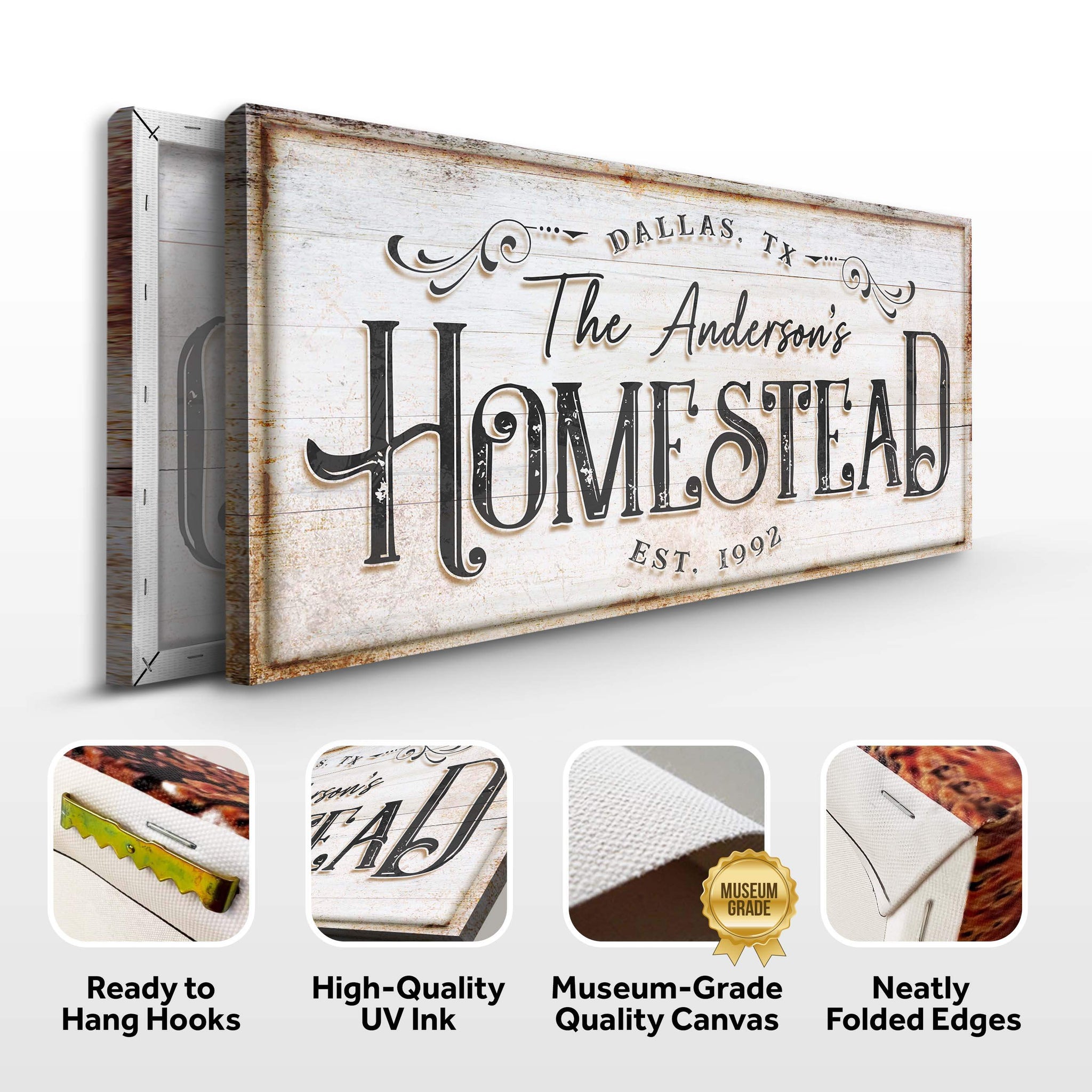 Homestead Sign VII - Tailored Canvases - Flyclothing LLC