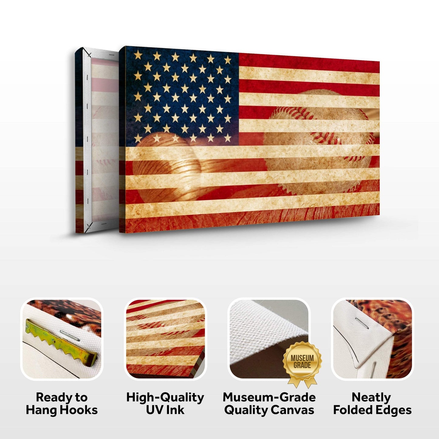 American Pastime - Sport Wall Art - Tailored Canvases - Flyclothing LLC
