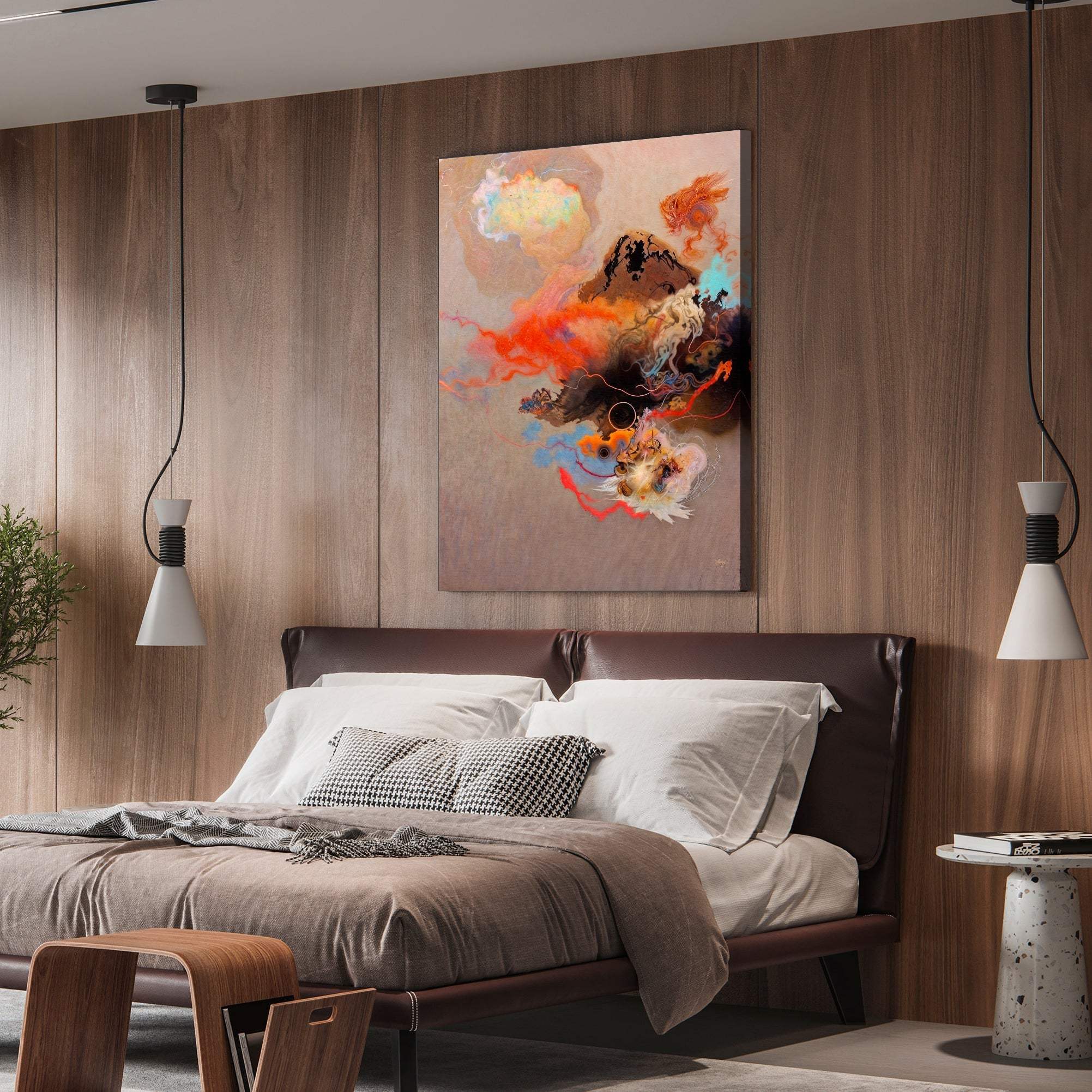 Canvas Print: "Ethereal Unfolding" - Tailored Canvases - Flyclothing LLC