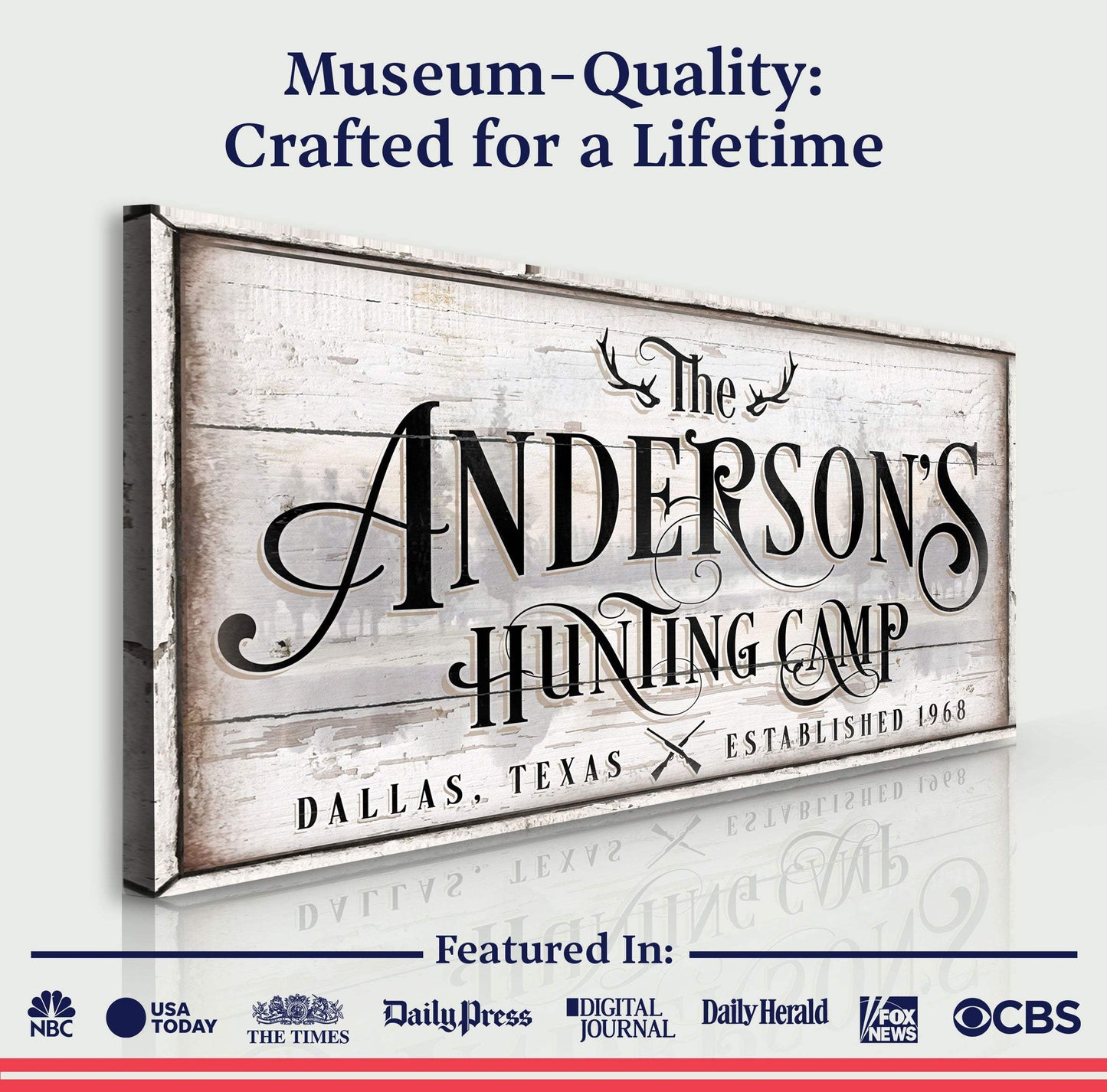 Family Hunting Camp Sign II - Tailored Canvases - Flyclothing LLC