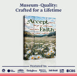 Accept, Let Go, And Have Faith Sign - Tailored Canvases - Flyclothing LLC