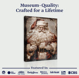 Vintage Christmas Santa Claus Wall Art IV - Tailored Canvases - Flyclothing LLC