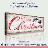 Vintage Merry Christmas Sign - Tailored Canvases - Flyclothing LLC