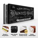 Personalized Haunted House Sign II - Tailored Canvases - Flyclothing LLC
