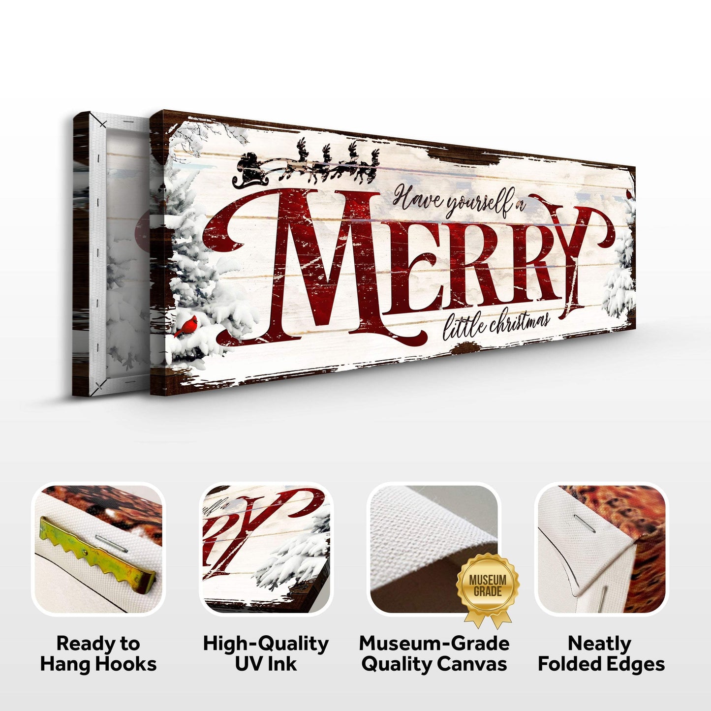 Have Yourself a Merry Little Christmas Sign VIII - Tailored Canvases - Flyclothing LLC