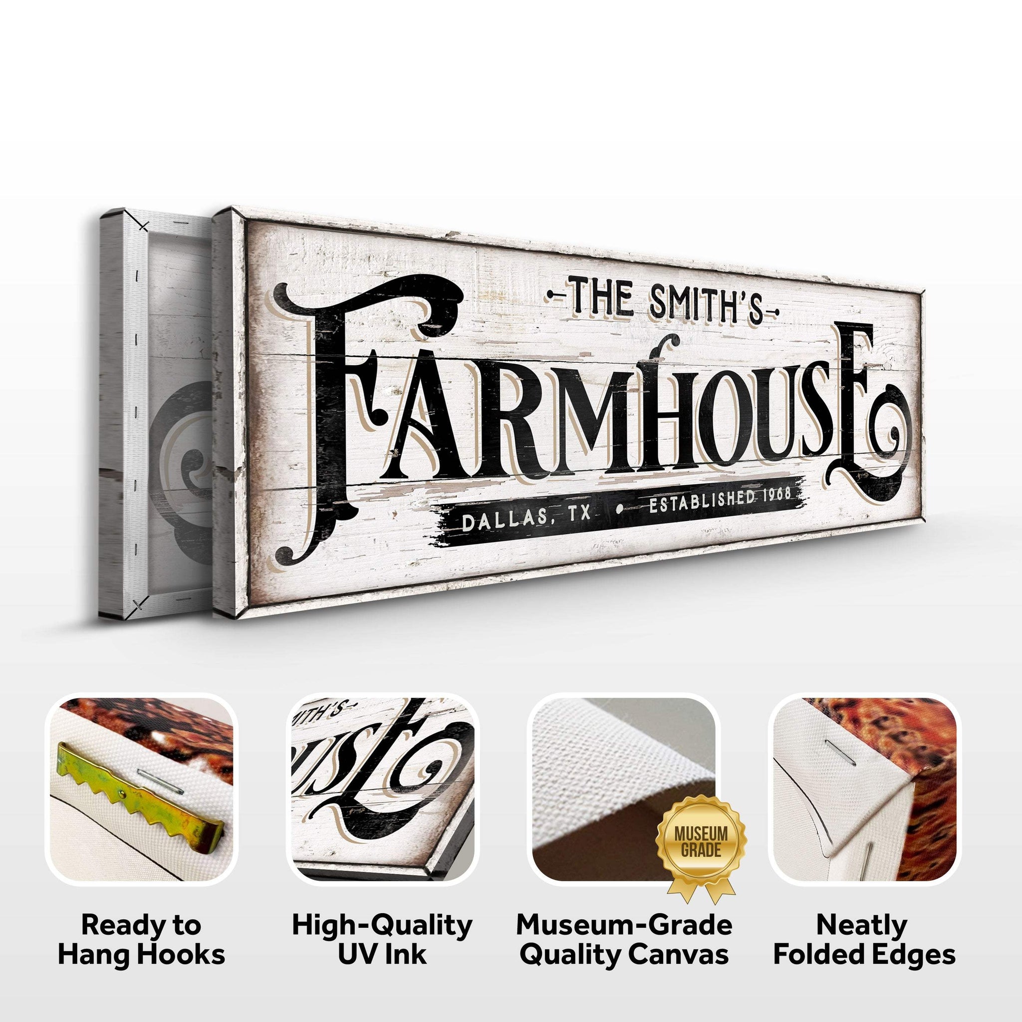Vintage Rust Farmhouse Sign III - Tailored Canvases - Flyclothing LLC