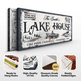 Lake House Sign IX - Tailored Canvases - Flyclothing LLC