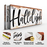Rustic Hallelujah Faith Sign - Tailored Canvases - Flyclothing LLC