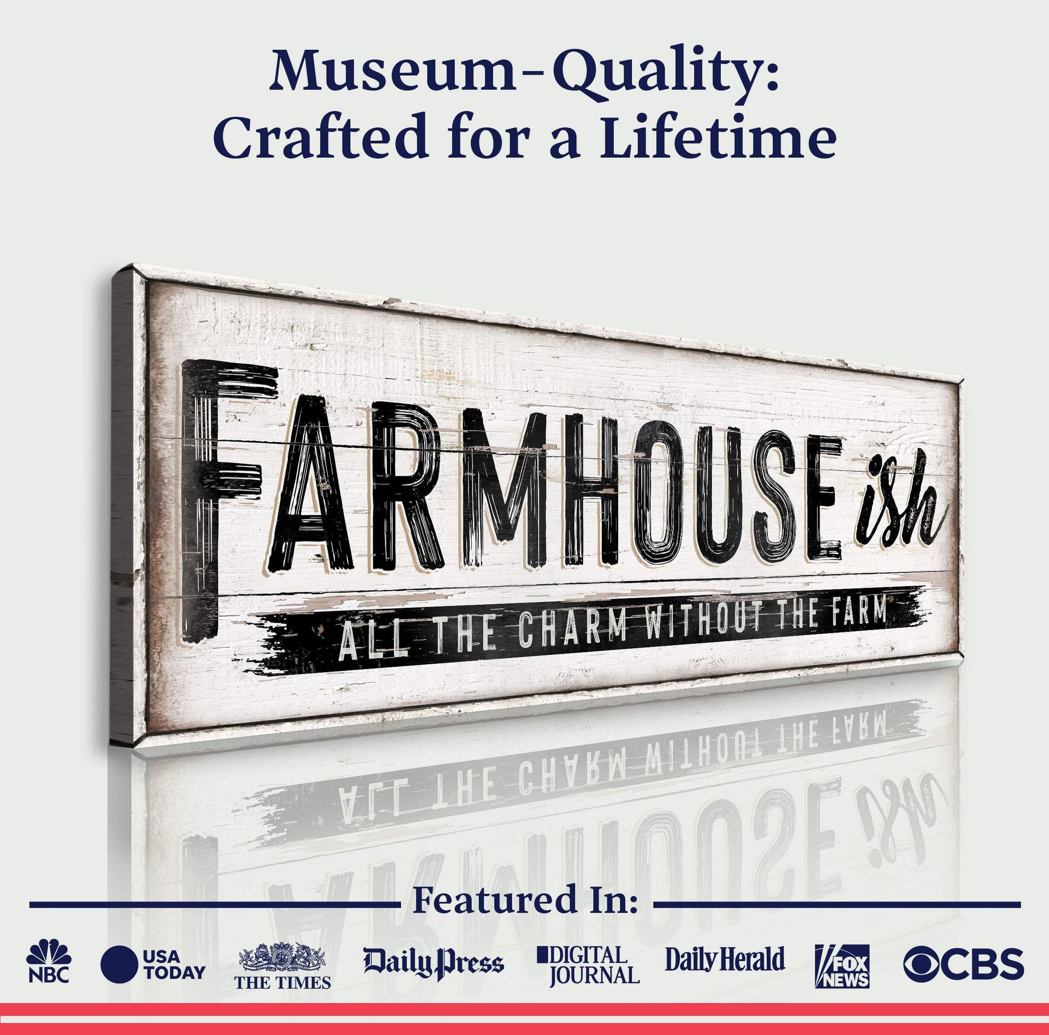 Farmhouse-Ish Sign VI - Tailored Canvases - Flyclothing LLC