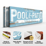 Personalized Pool And Patio Sign V - Tailored Canvases - Flyclothing LLC