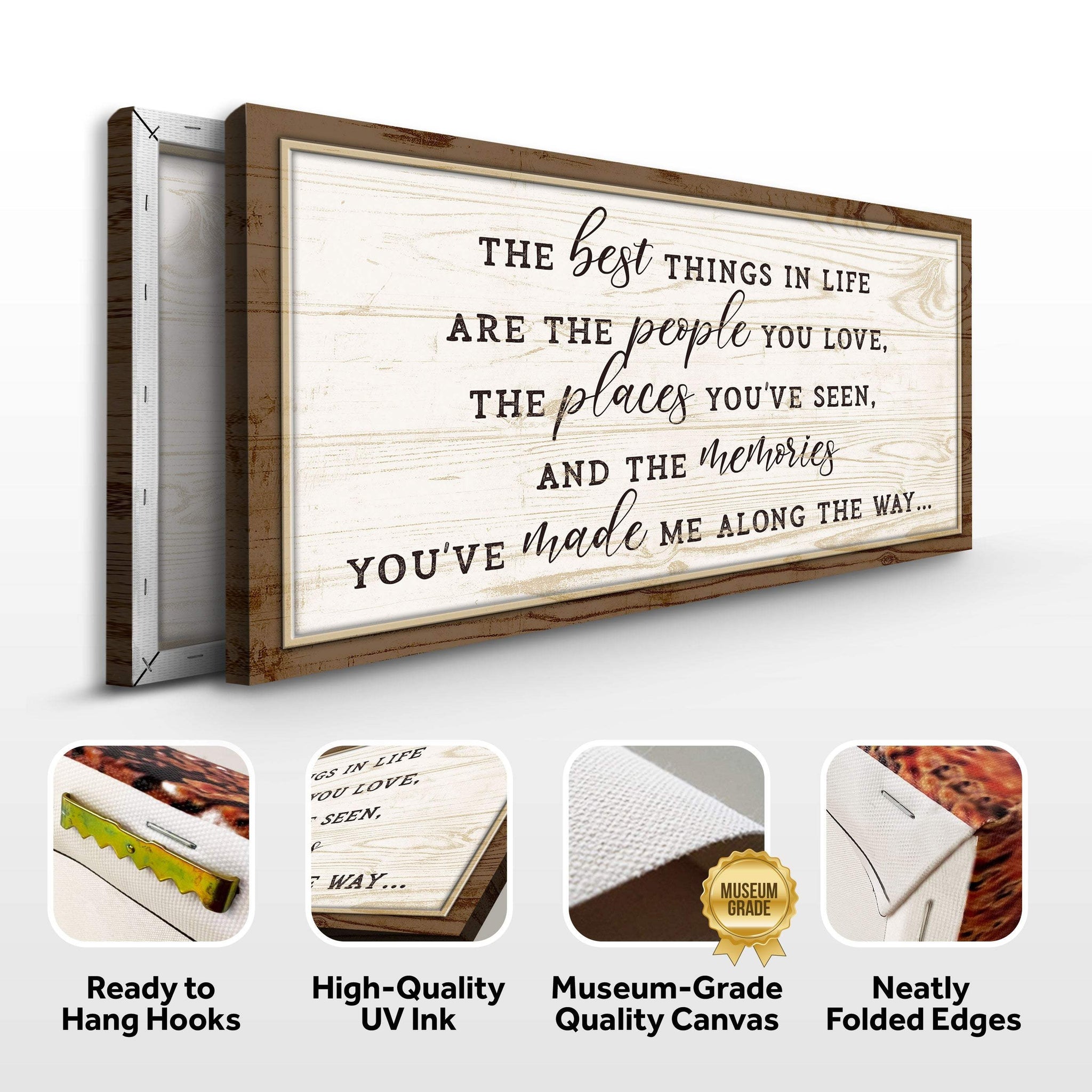 The Best Things In Life Sign VI - Tailored Canvases - Flyclothing LLC