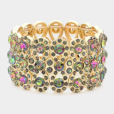 Marquise Crystal Bow Stretch Evening Bracelet - Madeline Love - Flyclothing LLC