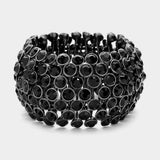 Crystal Bubble Stretch Bangle Bracelet - Madeline Love - Flyclothing LLC