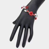 Rose Wrap Evening Bracelet - Madeline Love - Flyclothing LLC