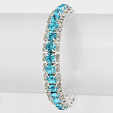 Crystal Rhinestone Stretchable Bracelet - Madeline Love - Flyclothing LLC