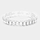 Crystal Rhinestone Stretchable Bracelet - Madeline Love - Flyclothing LLC