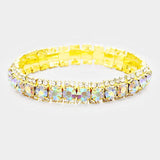 Crystal Rhinestone Stretchable Bracelet - Madeline Love - Flyclothing LLC