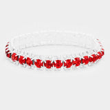 Crystal Rhinestone Stretchable Bracelet - Madeline Love - Flyclothing LLC