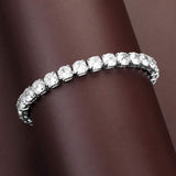 Round CZ Evening Bracelet - Madeline Love - Flyclothing LLC
