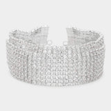 CZ Stone Pave Evening Bracelet - Madeline Love - Flyclothing LLC