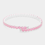 CZ Round Cluster Evening Bracelet - Madeline Love - Flyclothing LLC