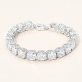 Square CZ Link Tennis Toggle Bracelet - Madeline Love - Flyclothing LLC