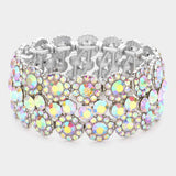 Bubble Stone Stretch Evening Bracelet - Madeline Love - Flyclothing LLC