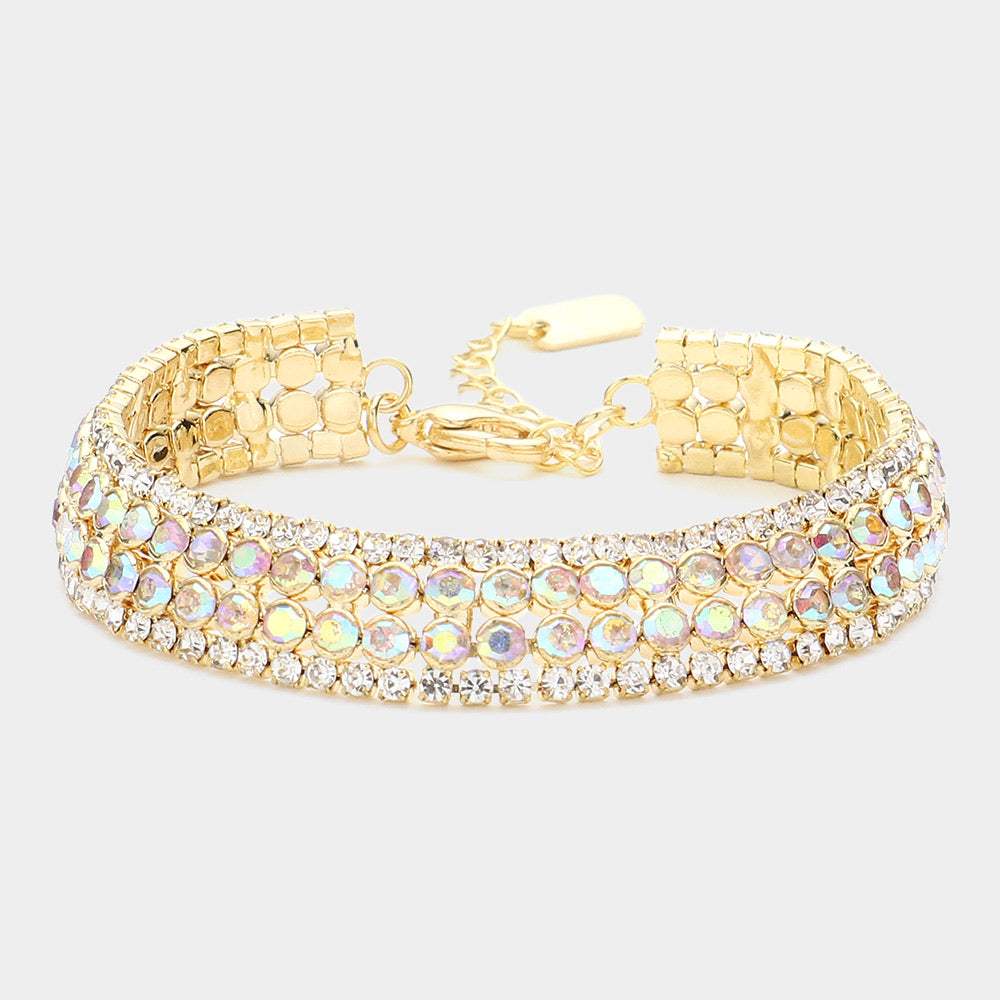 Bubble Stone Evening Bracelet - Madeline Love - Flyclothing LLC