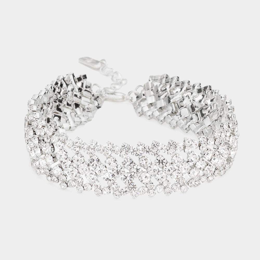 Bubble Stone Evening Bracelet - Madeline Love - Flyclothing LLC