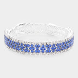 Rhinestone Pave Evening Bracelet - Madeline Love - Flyclothing LLC