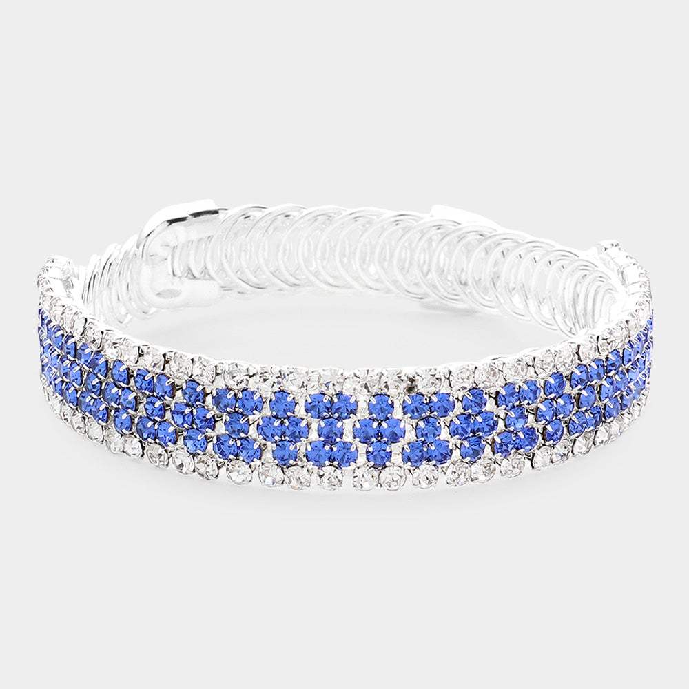 Rhinestone Pave Evening Bracelet - Madeline Love - Flyclothing LLC