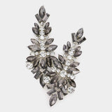 Marquise Stone Cluster Evening Earrings - Madeline Love - Flyclothing LLC