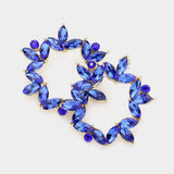 Marquise Stone Cluster Evening Earrings - Madeline Love - Flyclothing LLC