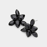 Marquise Teardrop Stone Cluster Evening Stud Earrings - Madeline Love - Flyclothing LLC