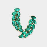 Marquise Stone Cluster Evening Earrings - Madeline Love - Flyclothing LLC
