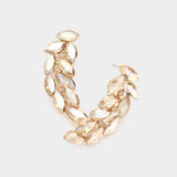 Marquise Stone Cluster Evening Earrings - Madeline Love - Flyclothing LLC