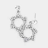 Crystal pinwheel earrings - Madeline Love - Flyclothing LLC