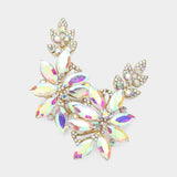 Glass Petal Evening Earrings - Madeline Love - Flyclothing LLC