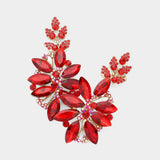Glass Petal Evening Earrings - Madeline Love - Flyclothing LLC
