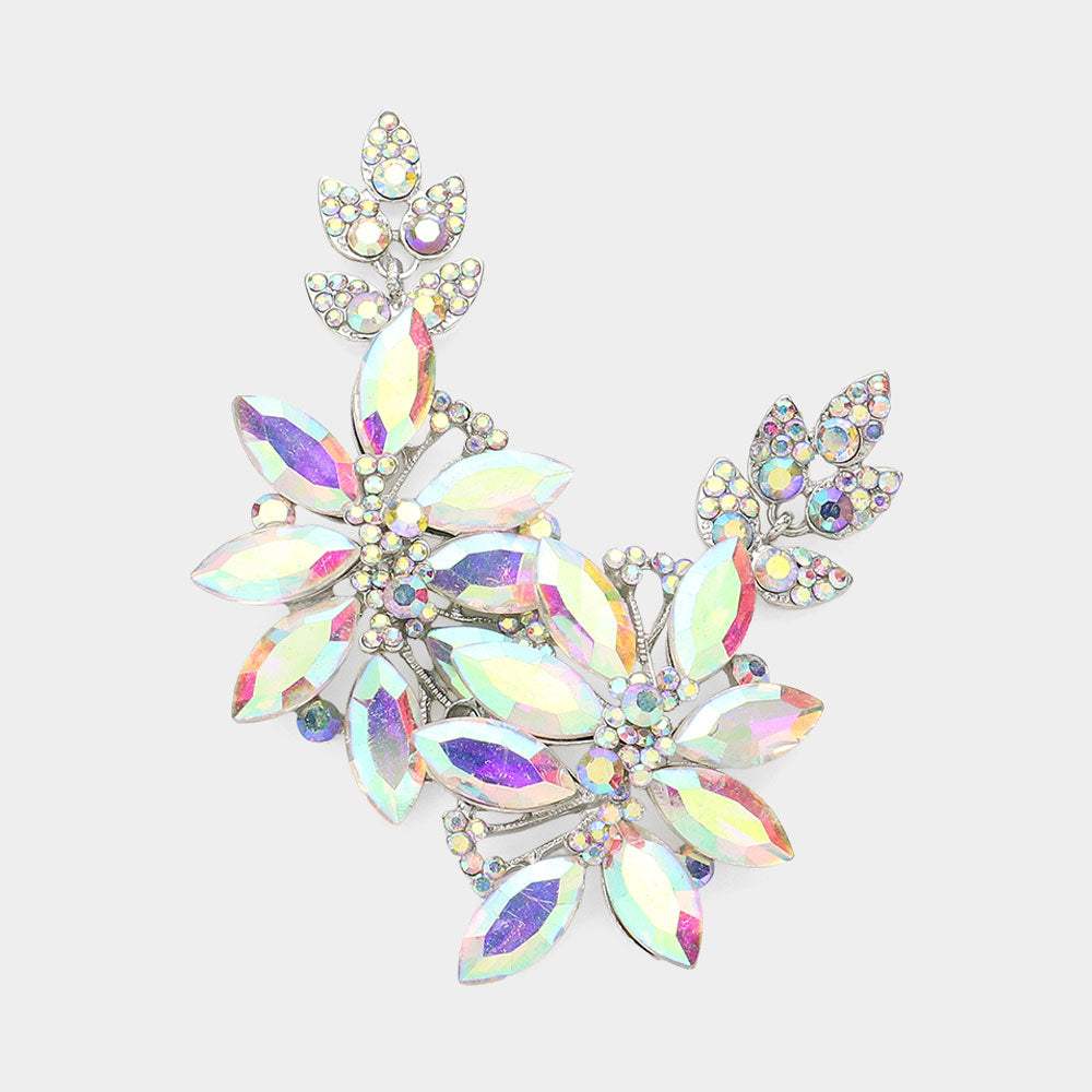 Glass Petal Evening Earrings - Madeline Love - Flyclothing LLC