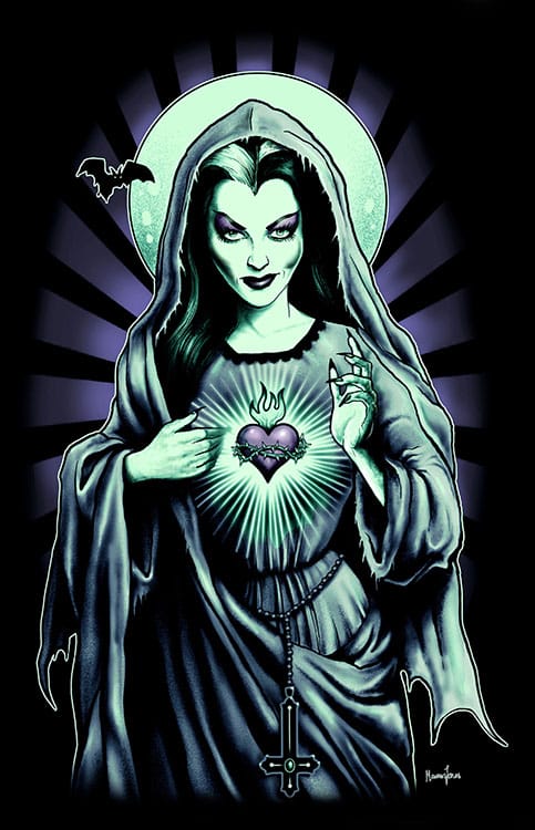 Black Market Art Company Our Lily of the Rosary Print