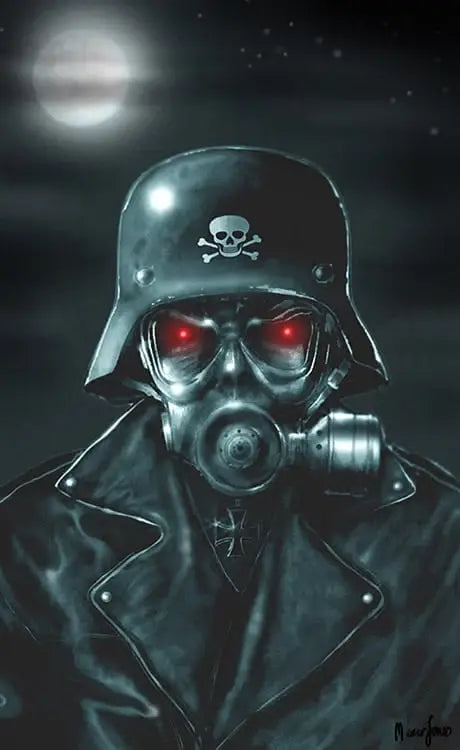 Black Market Art Company Evil Soldier Print - Black Market Art Company - Flyclothing LLC