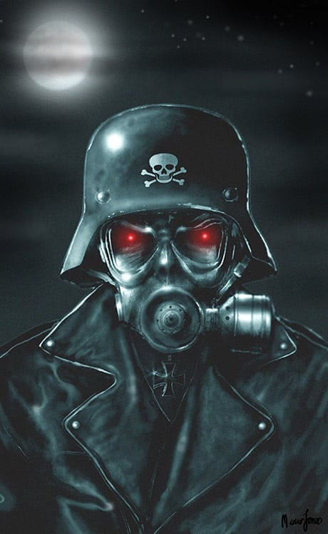 Black Market Art Company Evil Soldier Print