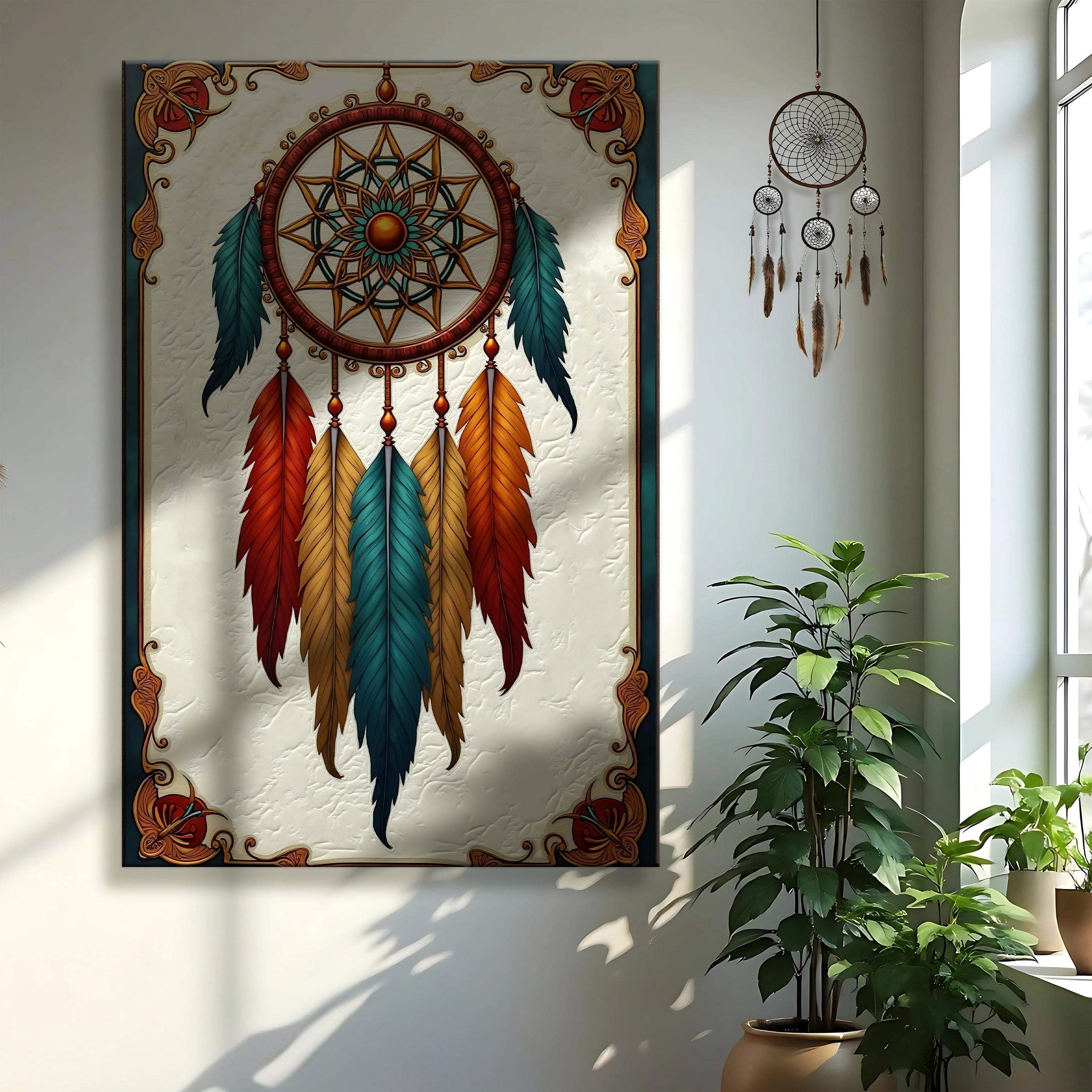 3D Whispering Feathers Wall Art V - Tailored Canvases - Flyclothing LLC