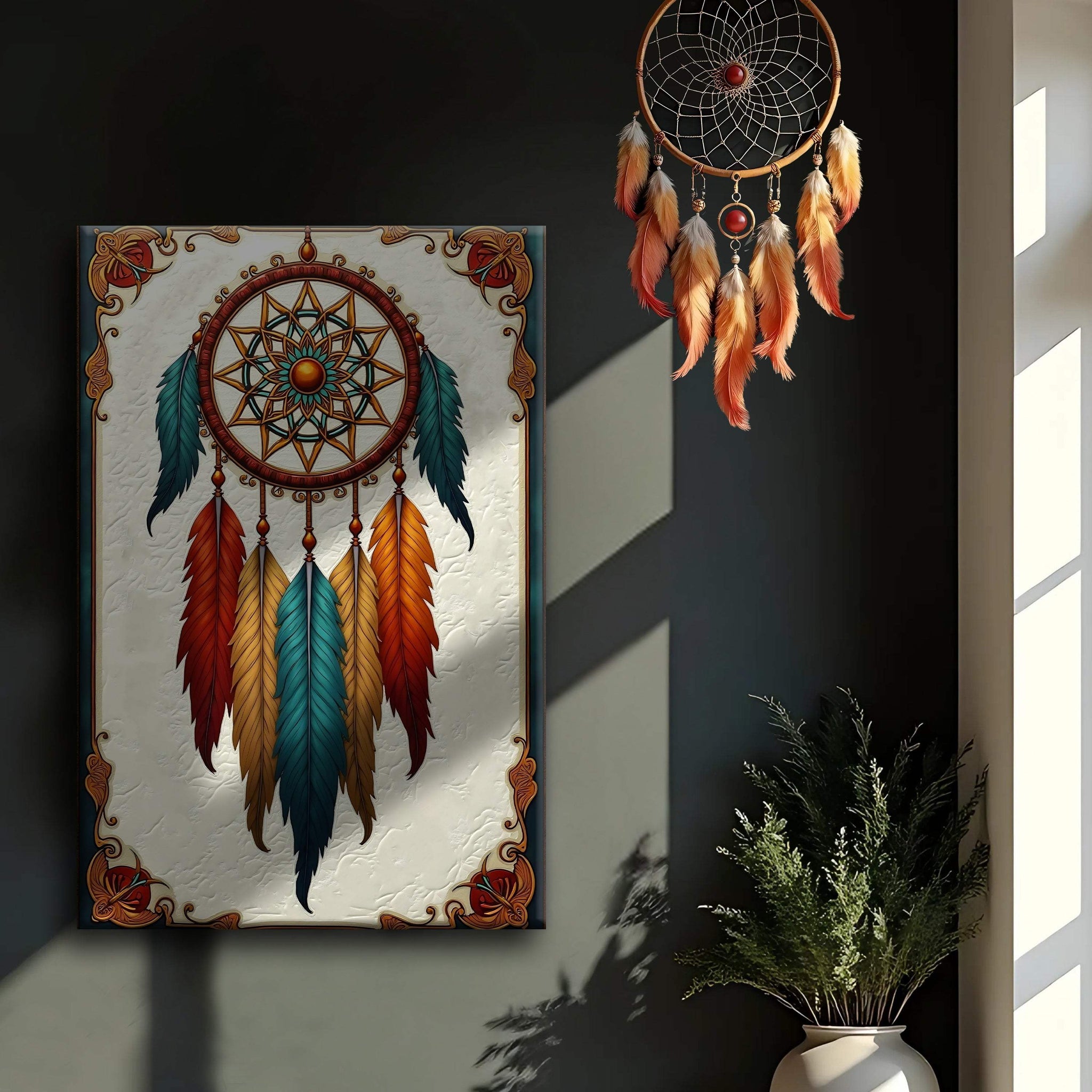 3D Whispering Feathers Wall Art V - Tailored Canvases - Flyclothing LLC