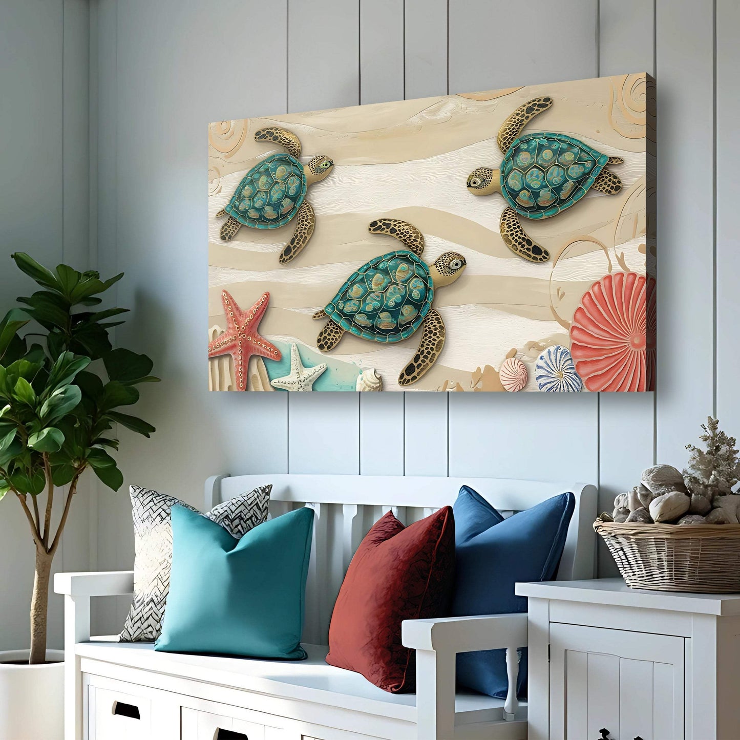 3D Coastal Wall Art VII - Tailored Canvases - Flyclothing LLC