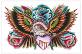 Black Market Art Company Eagle & Heart Print
