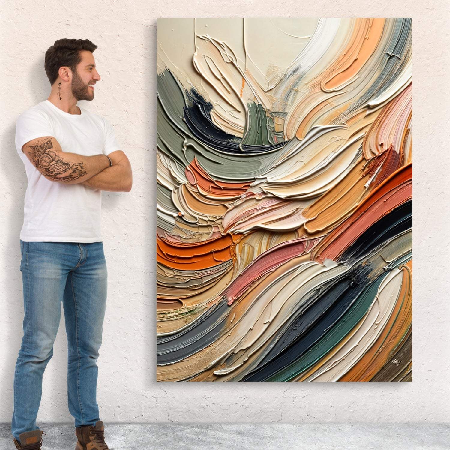 Canvas Print: "Earthen Strata" - Tailored Canvases - Flyclothing LLC