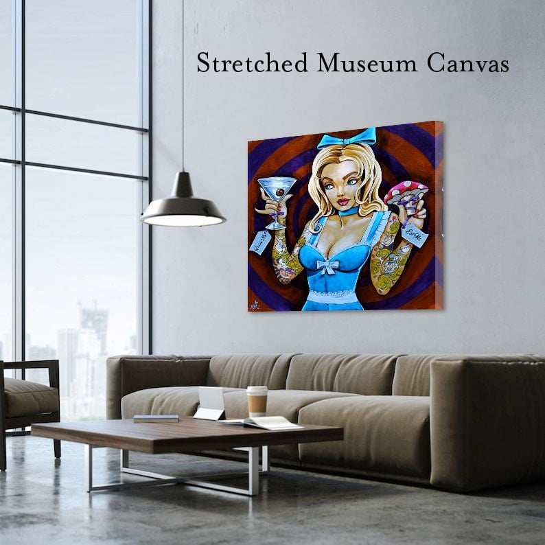 Black Market Art Company Eat Me Drink Me Print - Black Market Art Company - Flyclothing LLC