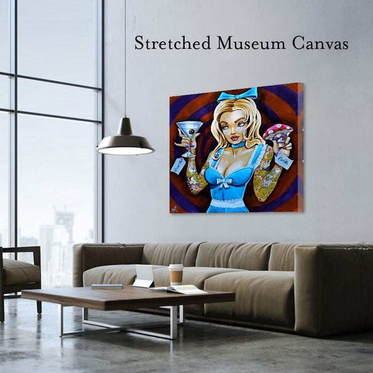 Black Market Art Company Eat Me Drink Me Print - Black Market Art Company - Flyclothing LLC